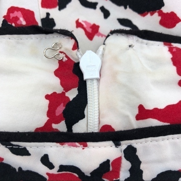 Bernardo Women’s 6 Retro Bohemian Vibes Diamond Print Circle Skirt w Belt Loops - Picture 8 of 9